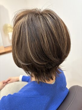 エン(enn...) 白髪ぼかしハイライト