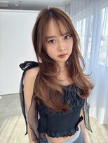 アンジェリカラボ(ANGELICA LABO)&nbsp;ANGELICA 髪質改善 オレンジベージュ 大人かわいい