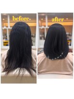 ユニティ 戸塚店 ミディアム内巻きストレート☆