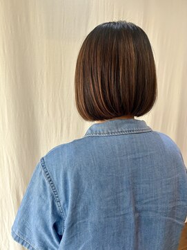 ココカラヘアー ニコ(cococara hair nico) ミニボブ/丸みボブ/髪質改善/前髪なし//
