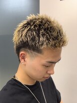 ノイセルヘアー(Noisyle Men's hair) リバースセンターパート/ニュアンスパーマ/ダウンバング/MEN'S◎
