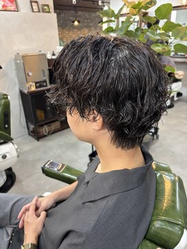 オールマンバーバーショップ 流山おおたかの森(Allman Barbershop) ニュアンスパーマ/ニュアンスウルフ/ダウンバング/おおたかの森