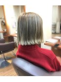 【marl.】ブロンド外はねボブ