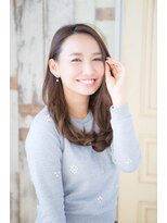 ヘアランド オズ(hair land Oz) そよ風を髪にしのばせて ツヤ感プラスのカールスタイル