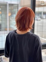 リドルヘアー 石井町店(Riddle HAIR) アプリコットオレンジ
