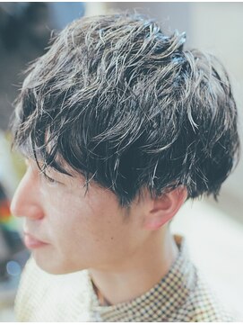 ヘアアイラッシュ リベット(hair eyelash RIVET) マッシュベース×スパイラルパーマ