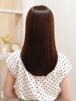 ラ ブランシュ 大宮(La Blanche)&nbsp;大宮/マロンベージュ/Aラインボブ/かき上げ/ニュアンスマッシュ