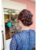 お呼ばれ♪ヘアアレンジ