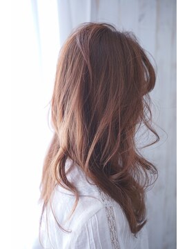 アリーズ シブヤ(ALLYS shibuya) フェミニティ ショコラピンク 大人かわいい ロングレイヤー