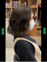 テテ(.tete)&nbsp;お客様スタイル【グレージュ波ウェーブ】