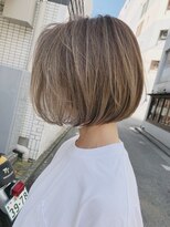 パーク(PAAQ) 【PAAQ田中智大】白髪ぼかしハイライト×大人ボブ