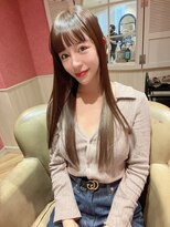 短め前髪×ストレートヘアー担当平川