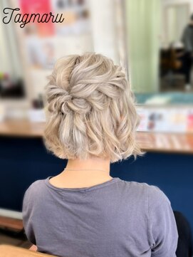 タグマル 短めさんにもかわいい！ゆるふわハーフ☆