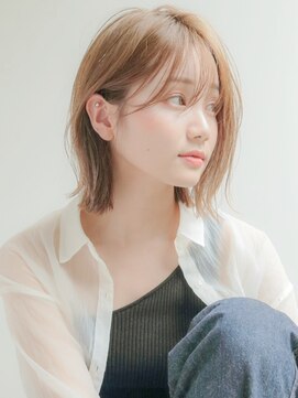 ロンドシエル 横浜(Lond ciel) オリーブグレー/レイヤーカット/黒髪/マロンベージュ/横浜