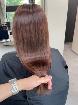 スラッシュ(SLASH) 髪質改善/ピンクブラウン/透明感カラー/ナチュラル/