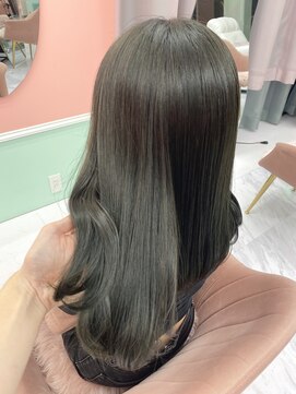 ガーランド(Girland) 【girland】オリーブカラー/韓国風/レイヤーカット