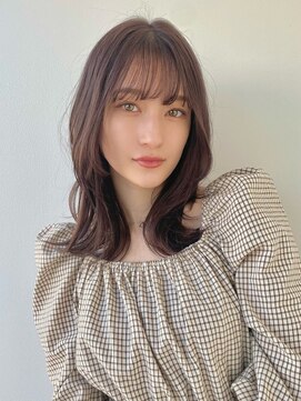 ヴィオットバイサロン(Viot by Salon) シースルー前髪くびれレイヤーインナーグレージュ