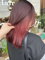 アンフルール(Un Fleur)&nbsp;表面レッドブラウン×インナーレッドカラー