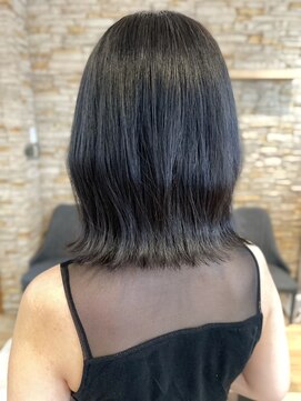 アロマヘアルーム 横浜店(AROMA hair room) 黒髪スタイル大人ボブ/横浜/横浜西口