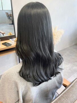 ミュラ(mulah) 暗髪透明感カラーダークアッシュグレージュ＊ブリーチなし