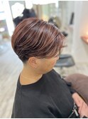ハイライトカラー＋ツーブロック刈り上げ