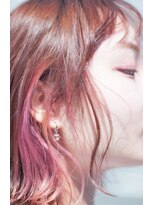 トーン 上大岡(tone.)&nbsp;インナーカラーピンクカラーケアブリーチ ボブ tone./中山
