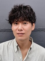 キメすぎないカッコ良さ、スタイリング簡単パーマ