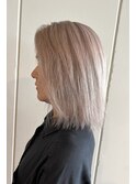 西区新町美容室★roots★ブリーチリタッチで作る白髪ぼかし