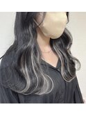 〇髪を傷めずインナーカラー