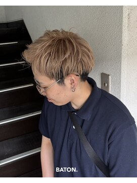 バトン(BATON) ハイトーンカラー / ミルクティーベージュ