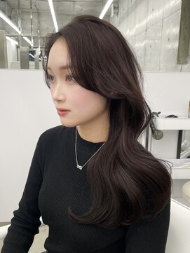 エヌアイ オモテサンドウ(ni omotesando) 顔周りカット/ボルドーカラー/レイヤーカット上野