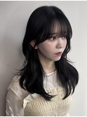 レイヤーカット+顔周りレイヤー