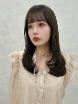 アッシュ 小岩店(Ash) セミロング顔まわりレイヤー
