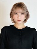 ナチュラルショートボブ