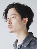 フィフス 大分(fifth) 大分メンズナチュラルセンターパート大人男子スパイラルパーマ