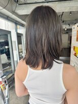 ノラジャーニー(NORA Journey)&nbsp;【阿形】オリーブベージュミディアムレイヤーハッシュカット