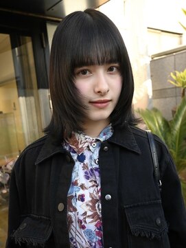 プロス(Pros) レイヤーボブ/顔まわりカット/アッシュグレージュ/表参道