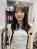 ロマリア(Lomalia)&nbsp;乾かすだけでキマる髪/ナチュラルグレージュセミロング