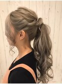 スピードヘアセットポニーテール