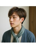 ライトアッシュブラウンショート　20代 30代 40代 50代 60代