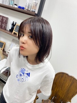 アールヘアーメイク(r hair make) 透明感カラーのすっきりボブ