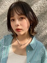 アイヴィー(IVY)&nbsp;ベージュイヤリングカラー くびれボブ【肥田亜沙美】