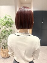 コンフィー(comfy)&nbsp;【mimura】ぱつっとボブ　ストレートボブ　縮毛矯正　草加　谷塚