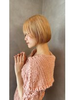アグ ヘアー ネスト 茨木店(Agu hair nest)&nbsp;大人可愛い20代30代40代丸み小顔ボブ