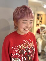 コイ(coii)&nbsp;ペールピンク/ピンクカラー/ショート/コーラルピンク