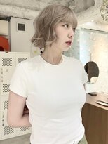 ラッドルーム(LAD ROOM.)&nbsp;ボブ/ケアブリーチ/ミルクティーベージュ