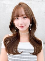 ロンドホットリップ 立川(Lond hot lip) くびれレイヤー/オリーブベージュ/顔周り/シースルー/立川