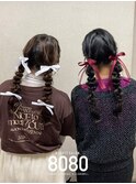 編みおろしツイン