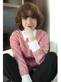 ラフでかわいいカールのフレンチマッシュボブ♪