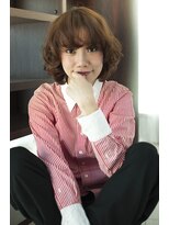 ディフィーノ 青山(DIFINO)&nbsp;ラフでかわいいカールのフレンチマッシュボブ♪